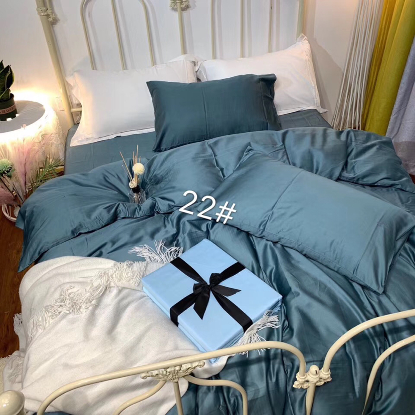 Bedding set of 60-count long-staple cotton solid color all-cotton 4-piece Specification image