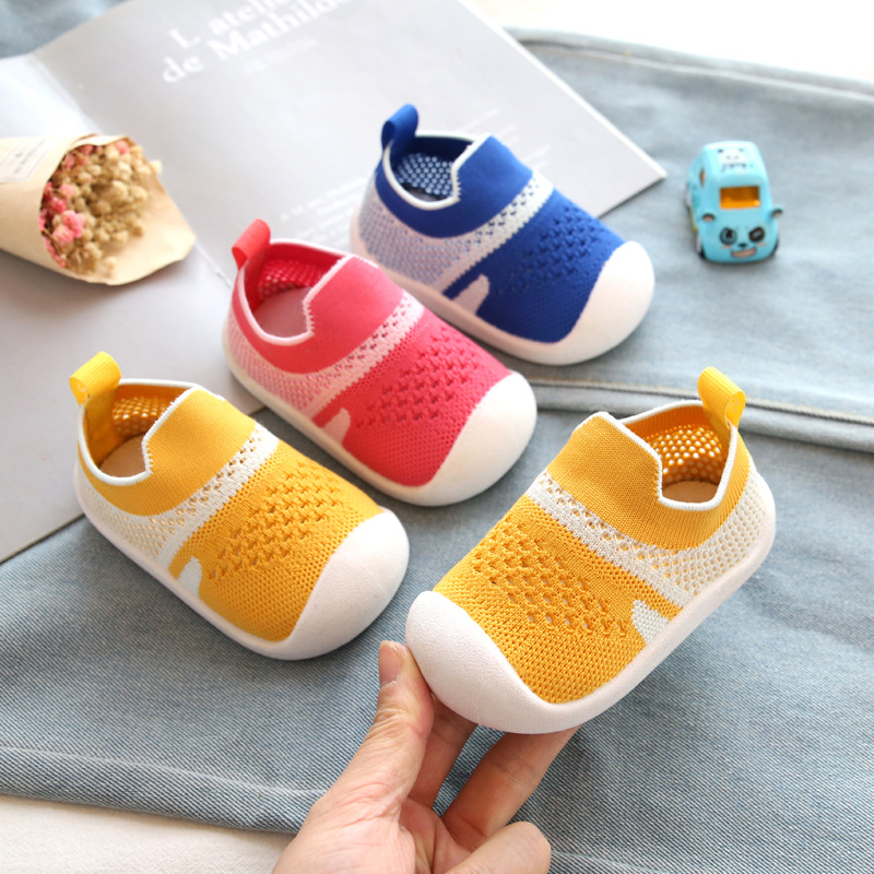 2020 leisure Autumn style baby walking shoes for boys and girls 1 to 4 years old children socks shoes soft soles breathable shoes wholesale