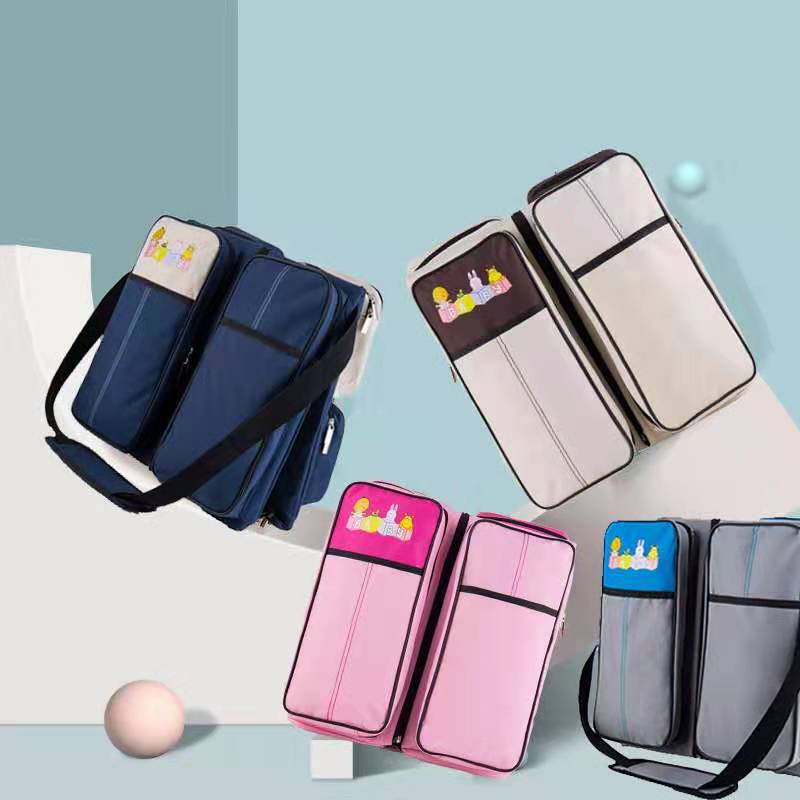 【厂家热销】便携式婴儿床 旅行可折叠带蚊帐宝宝床多功能妈咪包产品图