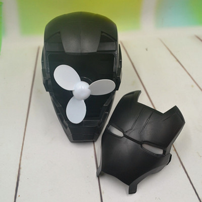 New cartoon Iron Man rechargeable fan for children's toys summer giveaway Application Scenario