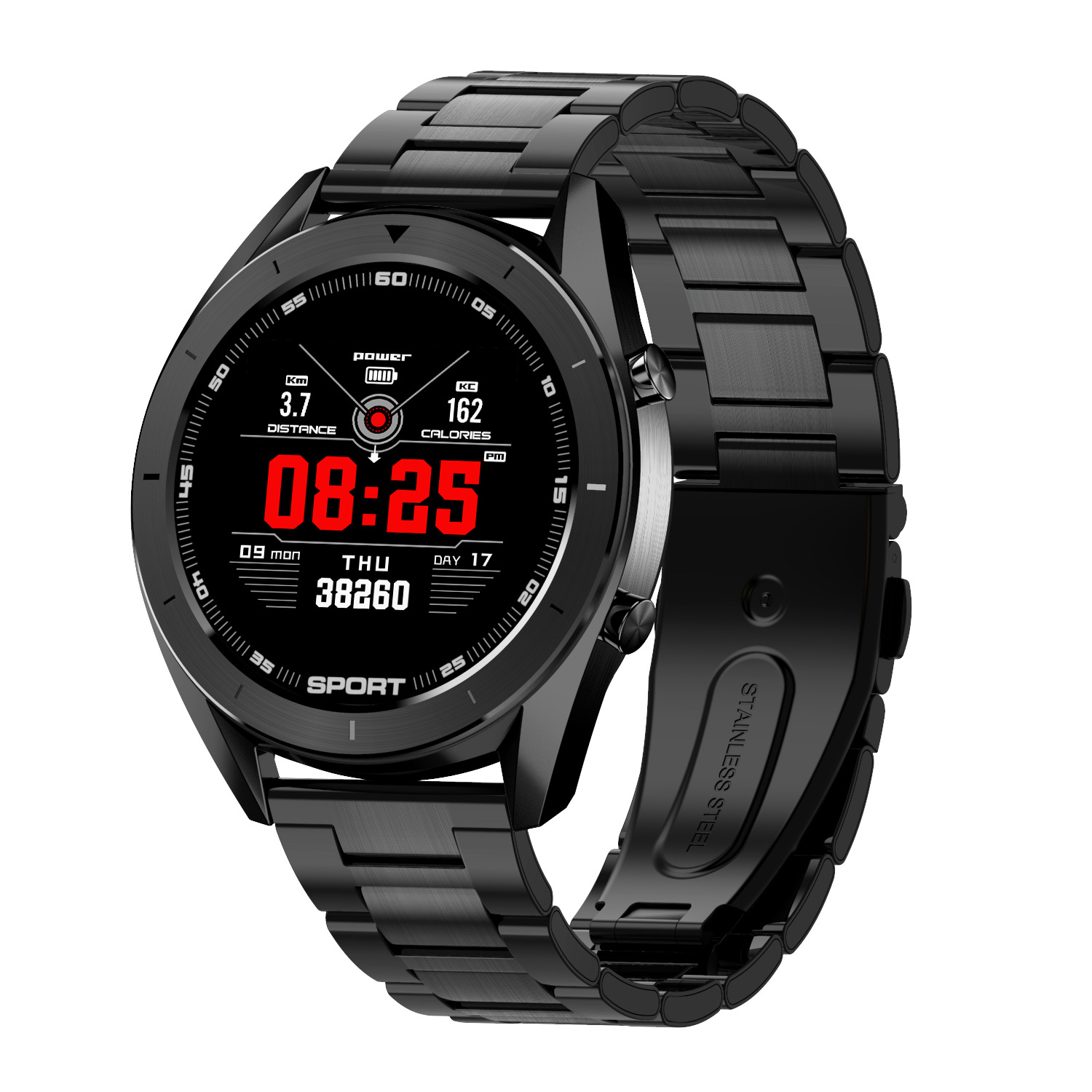 Yiwu good goods ZN23 mass dial long life smart watch full circle Bluetooth sports bracelet