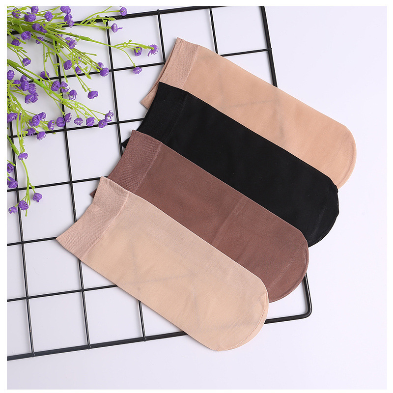 伙拼 30双包邮 钢丝神袜 超弹防勾丝耐磨透气天鹅绒女短丝袜