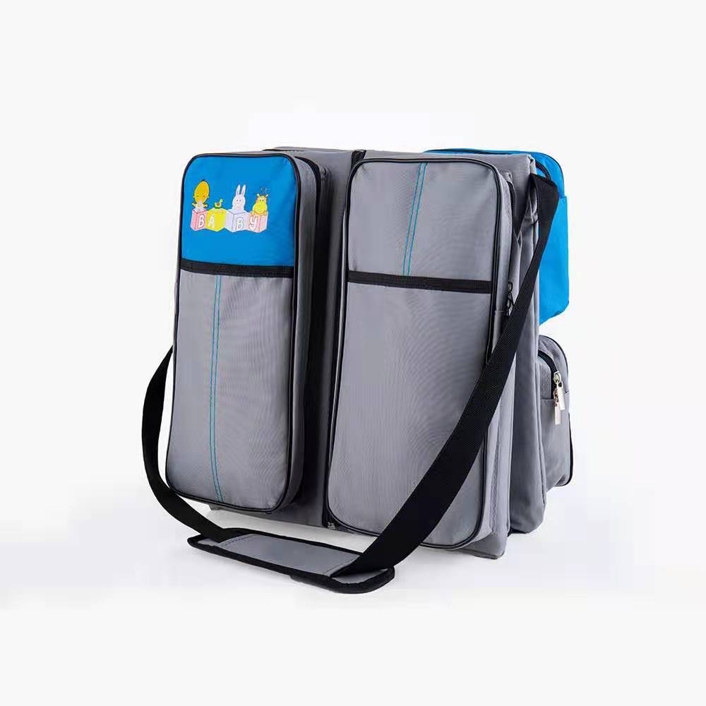 【厂家热销】便携式婴儿床 旅行可折叠带蚊帐宝宝床多功能妈咪包细节图