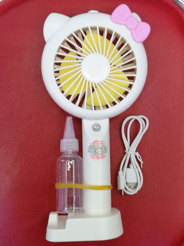 厂家直销喷雾补水仪小风扇加湿器小风扇充电小风扇产品图