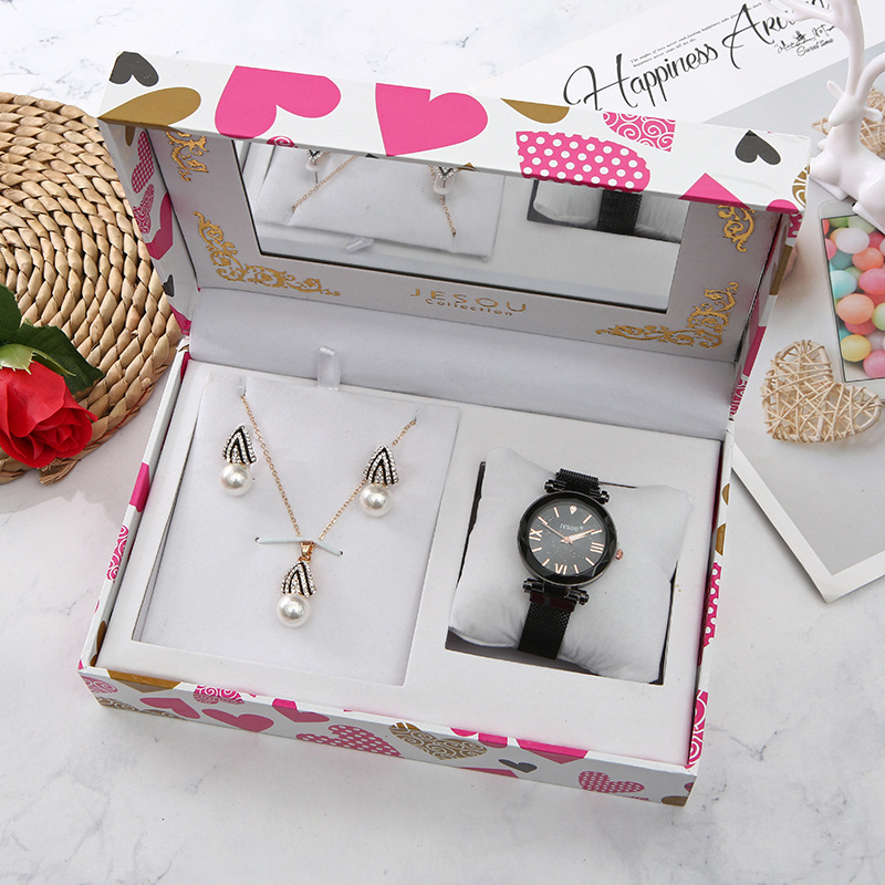 高端大气圣诞节礼物手表项链套装送老婆女友朋友精致创意实用礼品细节图