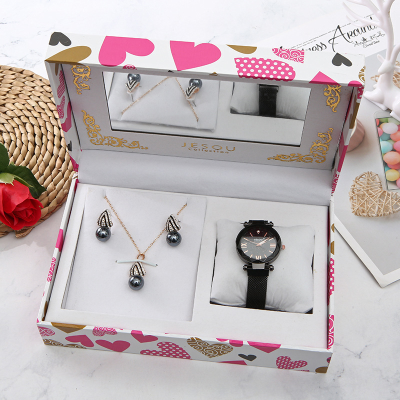 高端大气圣诞节礼物手表项链套装送老婆女友朋友精致创意实用礼品产品图
