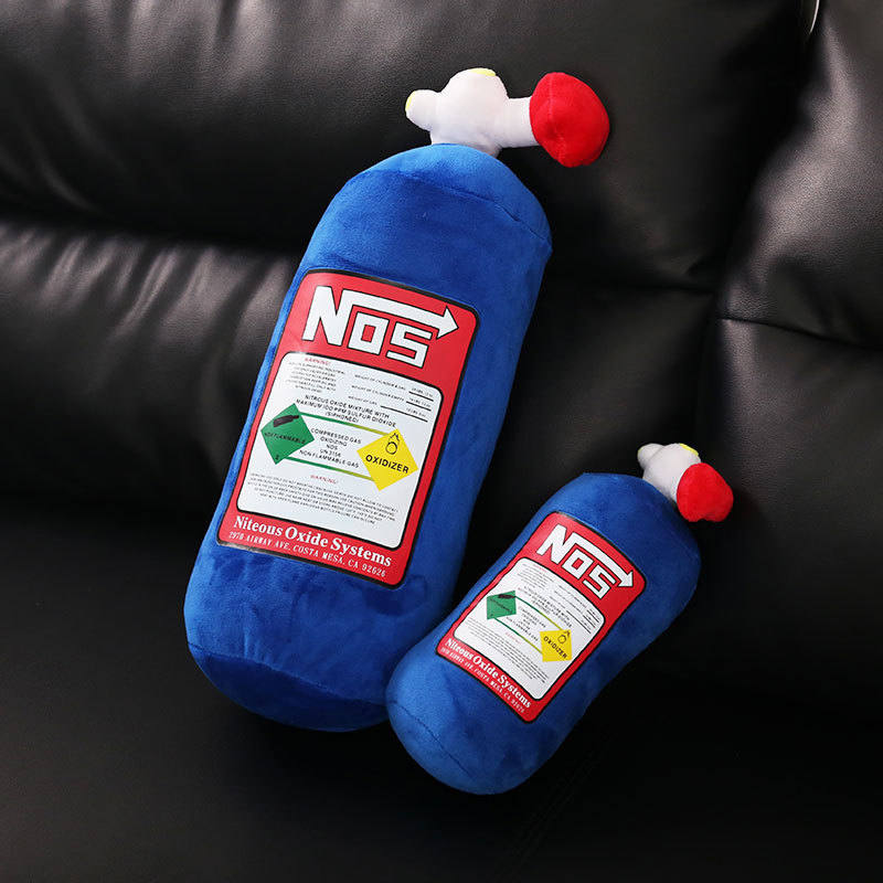 NOS氮气瓶头枕抱枕靠枕创意汽车腰靠改装颈枕靠垫潮牌创意腰垫