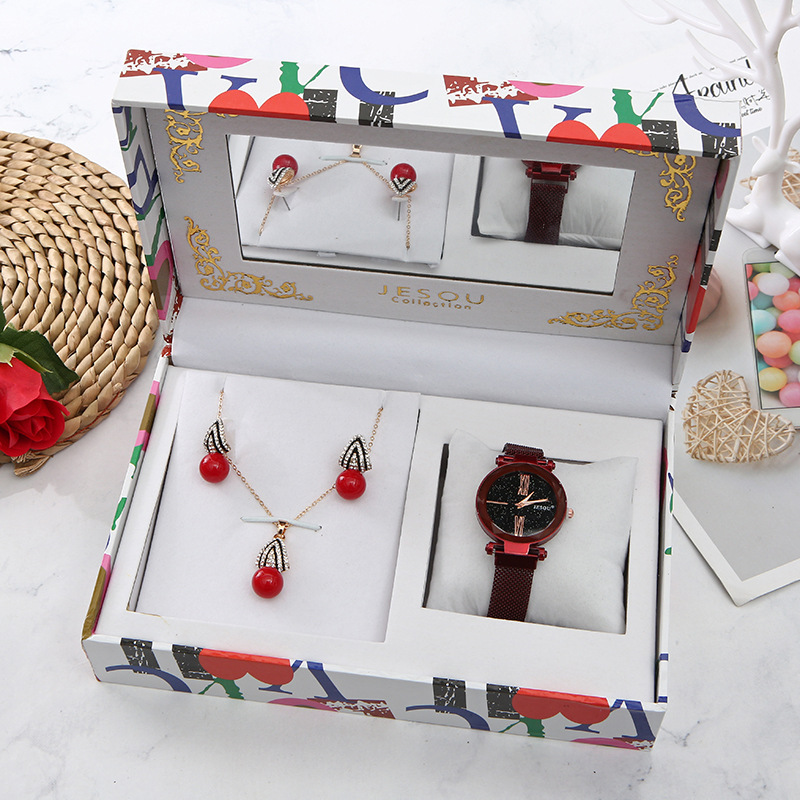 高端大气圣诞节礼物手表项链套装送老婆女友朋友精致创意实用礼品图