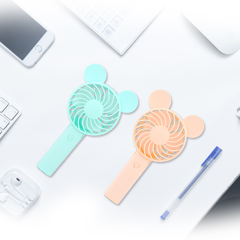 [Factory Direct Sale] Portable cartoon design, fashionable and elegant cartoon foldable handheld charging fan X6 Specification image