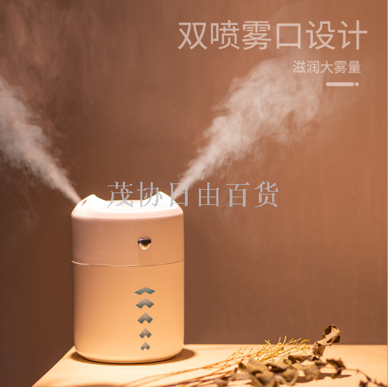 创意新款迷你空气加湿器双喷雾细节图