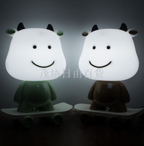 Touch night light three dimming calf rabbit cartoon lamp Energy saving led touch bedroom bedside lamp