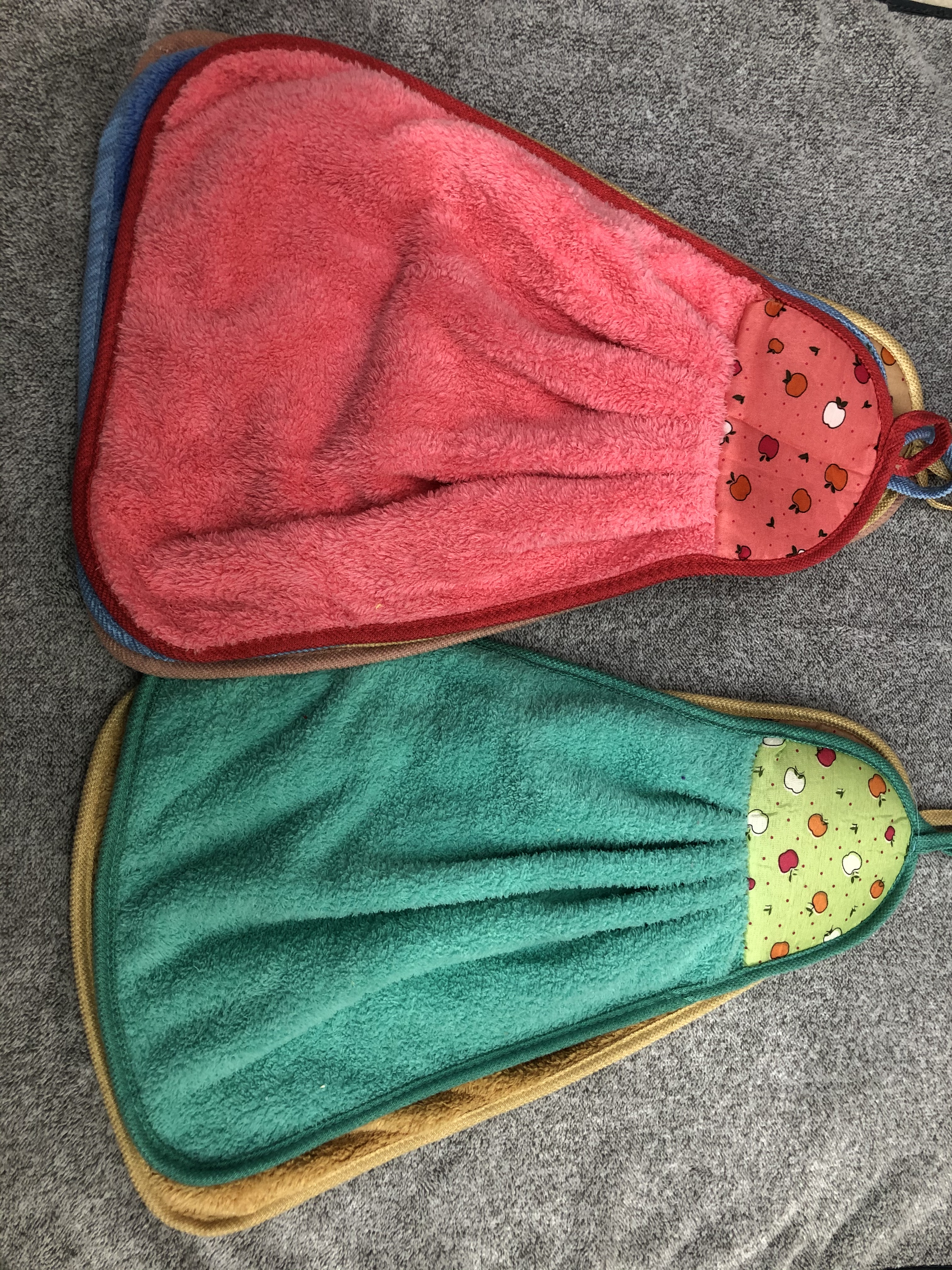 Coral velvet hand towel thumbnail