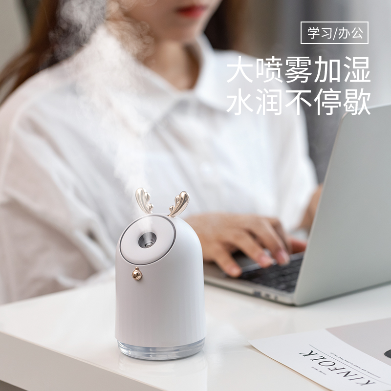 New Dingdang Creative usb Desktop car Humidifier Portable Air Purification and Water Replenishment Device Gift Customization logo Item Picture