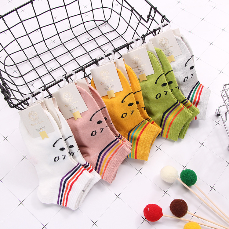 乾途袜子儿童 双杠单杠船袜短筒袜 浅口薄款低帮男童女童袜 批发