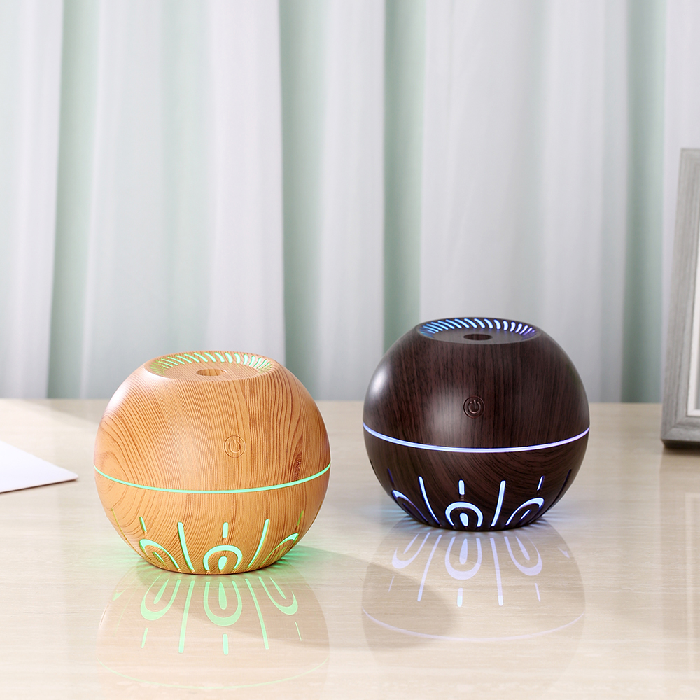 New wood grain humidifier, multi-functional creative home car purification atomizer, aroma diffuser, portable, silent usb Application Scenario