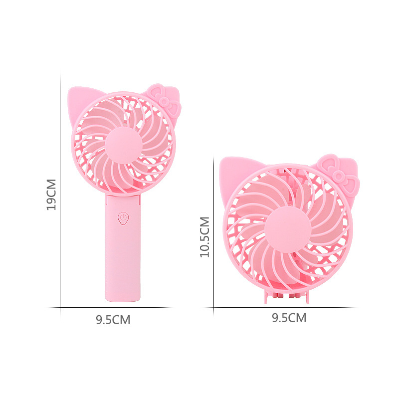 [Factory Direct Sale] Portable cartoon design, fashionable and elegant cartoon foldable handheld charging fan X6 Item Picture