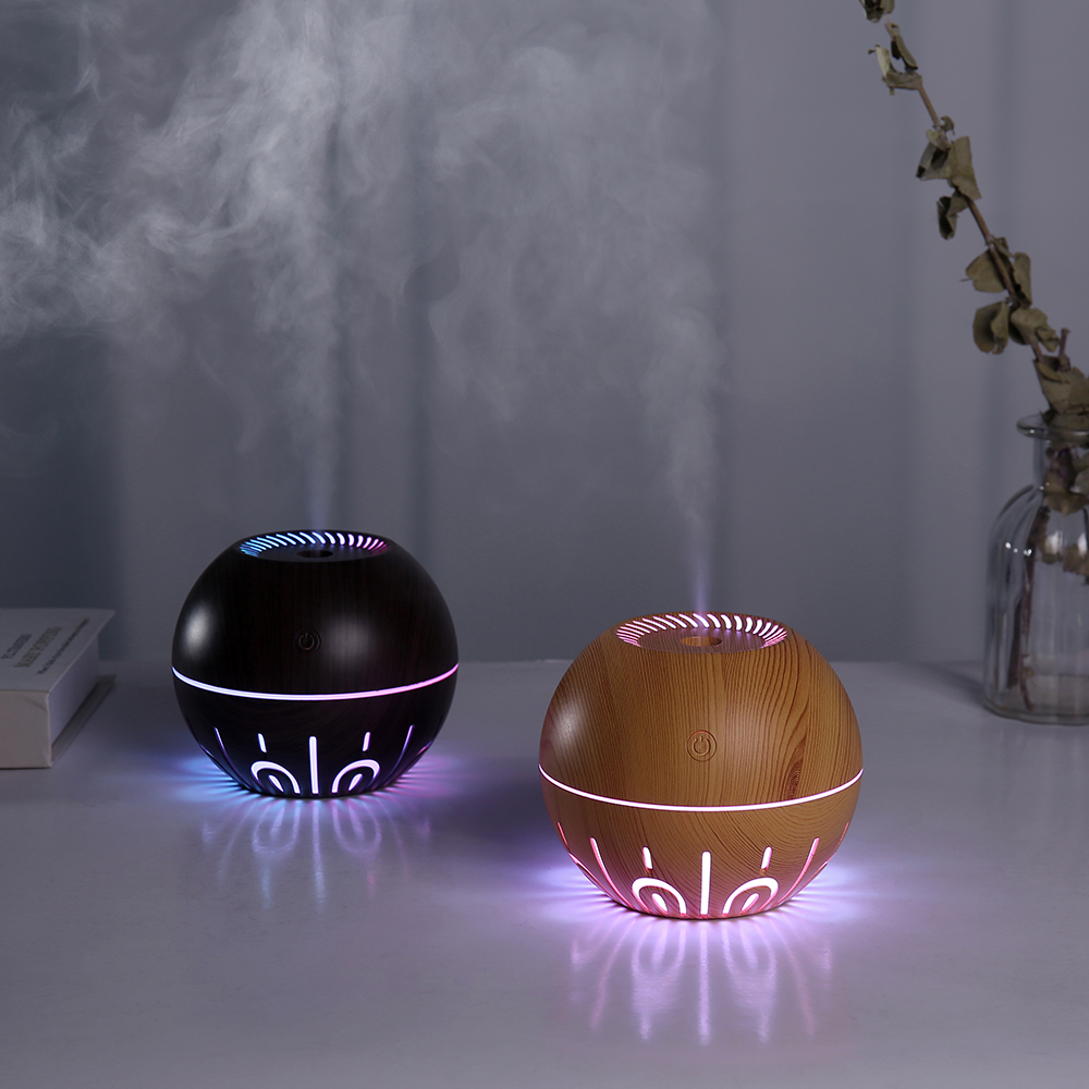 New wood grain humidifier, multi-functional creative home car purification atomizer, aroma diffuser, portable, silent usb Specification image