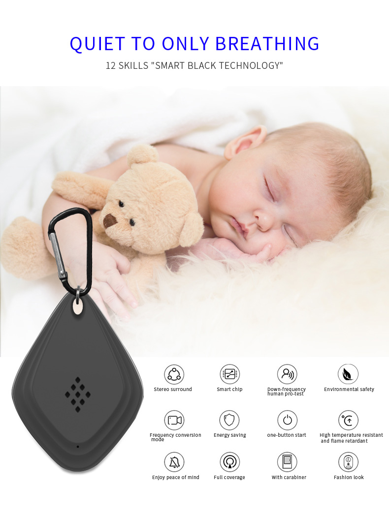 Intelligent inverter outdoor mosquito repellent, USB charging portable mosquito repellent for infants and pregnant women, environmentally friendly