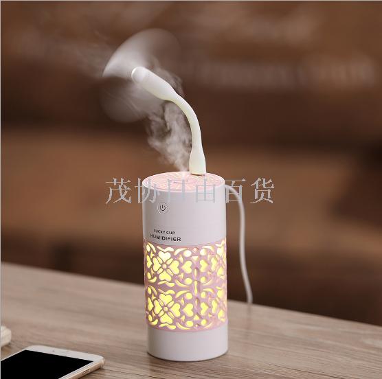 幸运杯加湿器 usb迷你车载空气净化智能补水雾化器产品图