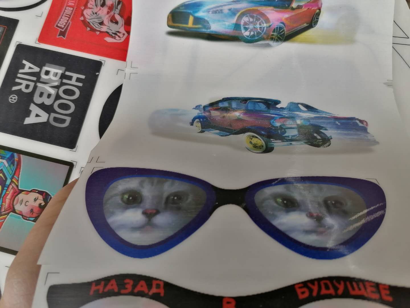 3D Three-Dimensional Magic Change Cloth Hot Painting Hot Map, Environmental Protection Fabric Specification drawing