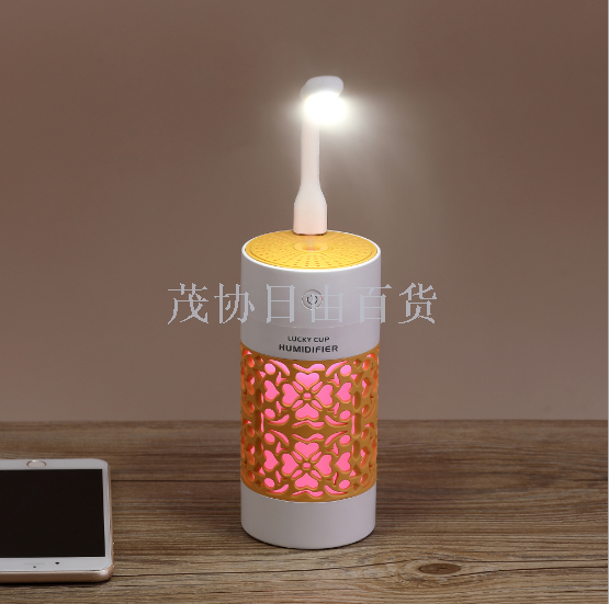 幸运杯加湿器 usb迷你车载空气净化智能补水雾化器细节图