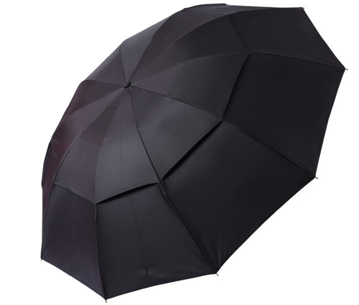 雨伞遮阳伞晴雨伞外贸加大双层防晒黑胶男士高端可定制产品图
