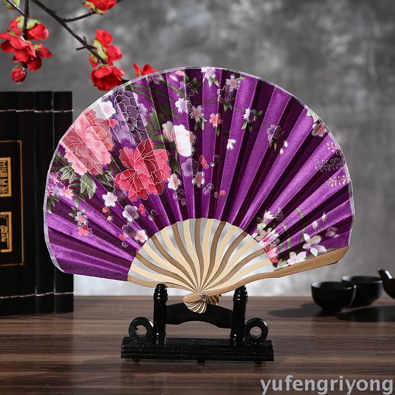 龙刀扇中国风女式扇子古典随身便携古风小折扇迷你日式和风折叠扇细节图