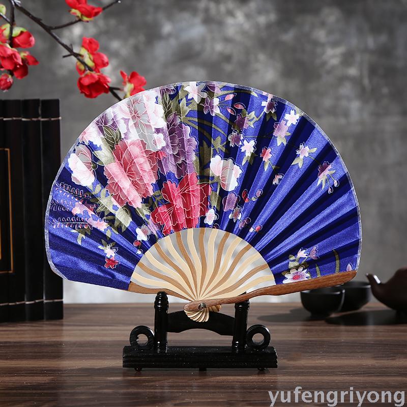 龙刀扇中国风女式扇子古典随身便携古风小折扇迷你日式和风折叠扇图