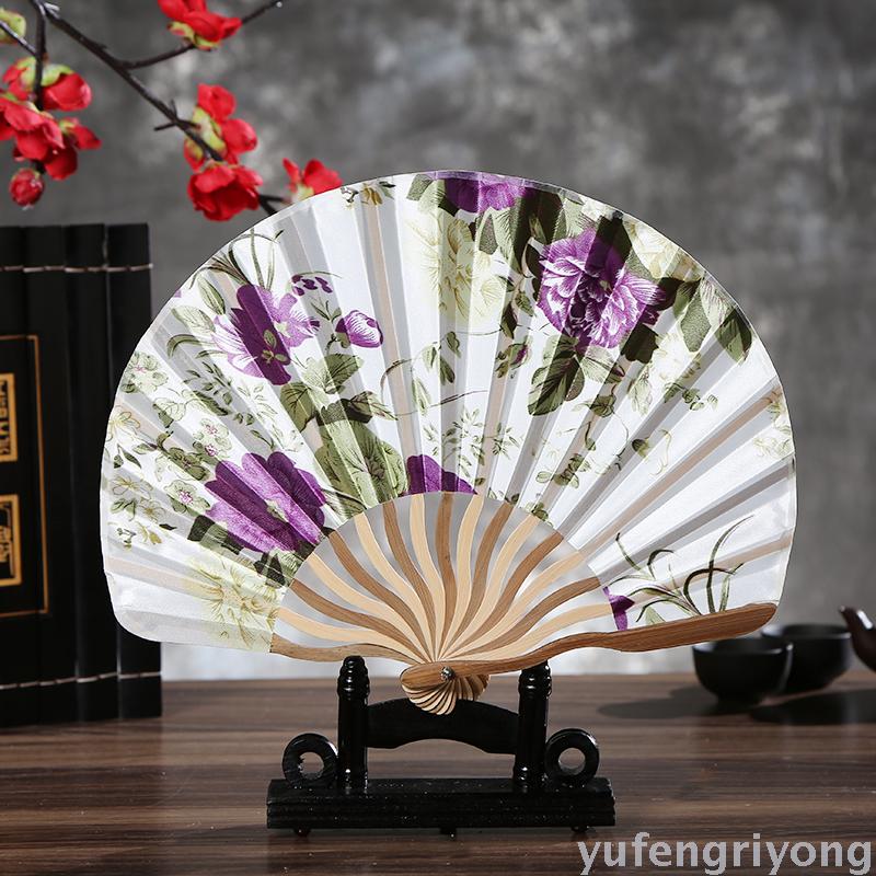 龙刀扇中国风女式扇子古典随身便携古风小折扇迷你日式和风折叠扇产品图