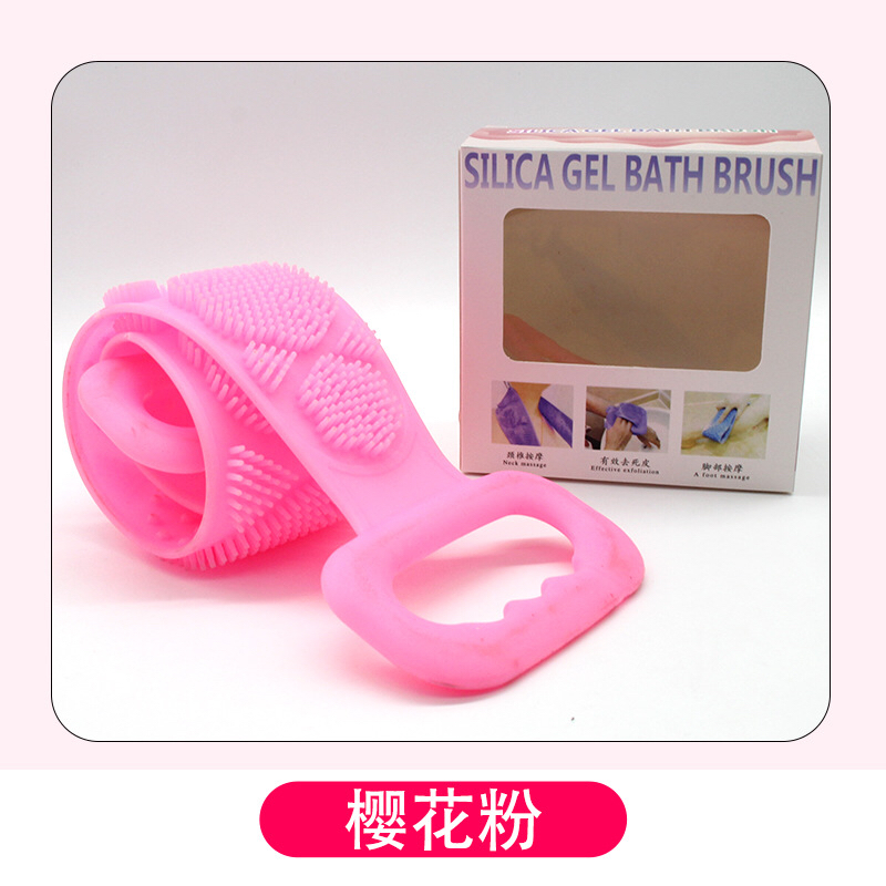 大量现货搓灰神器洗澡巾硅胶搓澡巾男女强力搓背搓泥长条后背厂家细节图