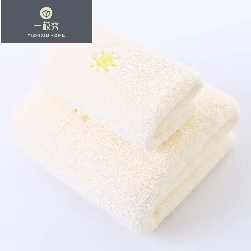 Yiwu's premium product, Yizhixiu Towel, Crystal Love, pure cotton, personalized weather, popular absorbent and simple face towel 5157 Item Picture