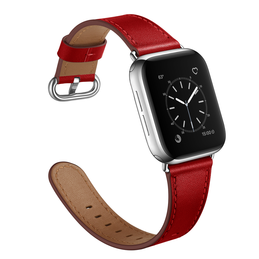 义乌好货 苹果手表真皮表带Iwatch 通用复古磨砂运动表带