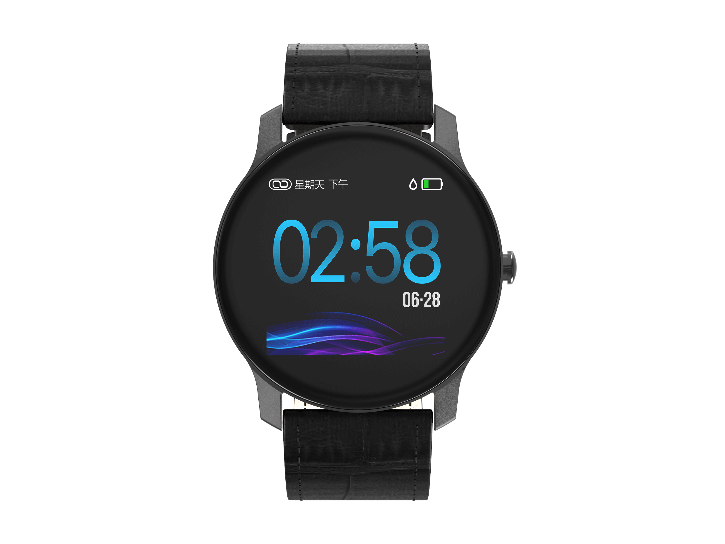 Yiwu Haohuo business sports waterproof smartwatch, health heart rate and blood pressure detection alarm reminder