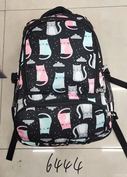 Waterproof composite printed backpack for students