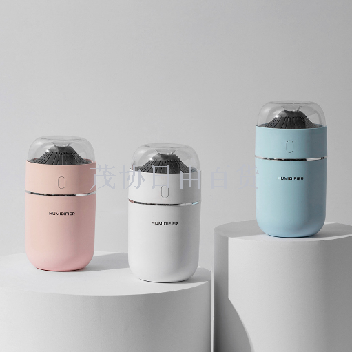 New small Volcano Humidifier USB car color atmosphere lamp office desktop air humidifier