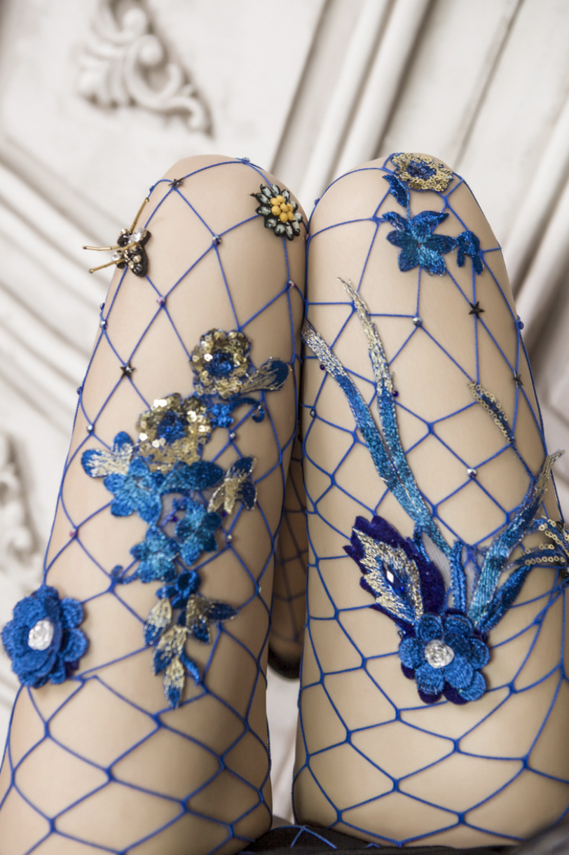 欧美性感烫钻网格袜渔网袜大网眼中小网眼连裤袜子丝袜