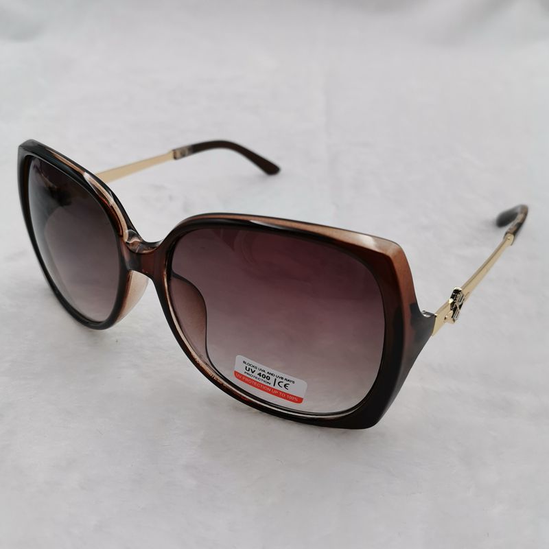 Wholesale of new sunglasses, large-framed European and American women's sunglasses, fashionable and trendy, sunshade and UV-protective driving glasses Specification image