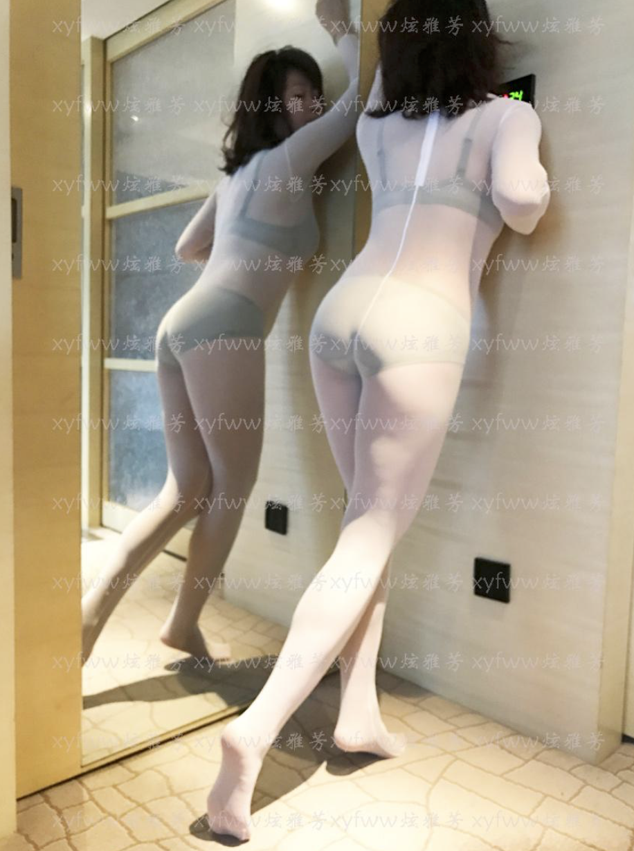 透明垂滑 贴身高弹力 网纱连身袜 6色 可量身订做白底实物图