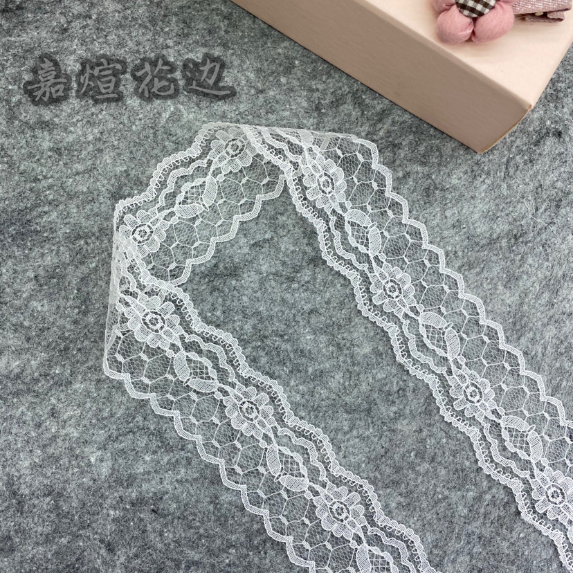 Lace trim, clothing, home textiles, accessories, headwear, floral art, ornaments, gift packaging Application Scenario