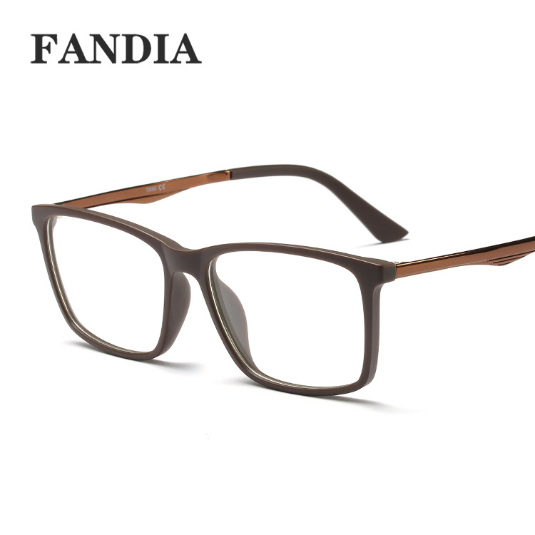 G8010 TR90 new men's flat lens fashion craft metal mirror foot casual business glasses frame Application Scenario