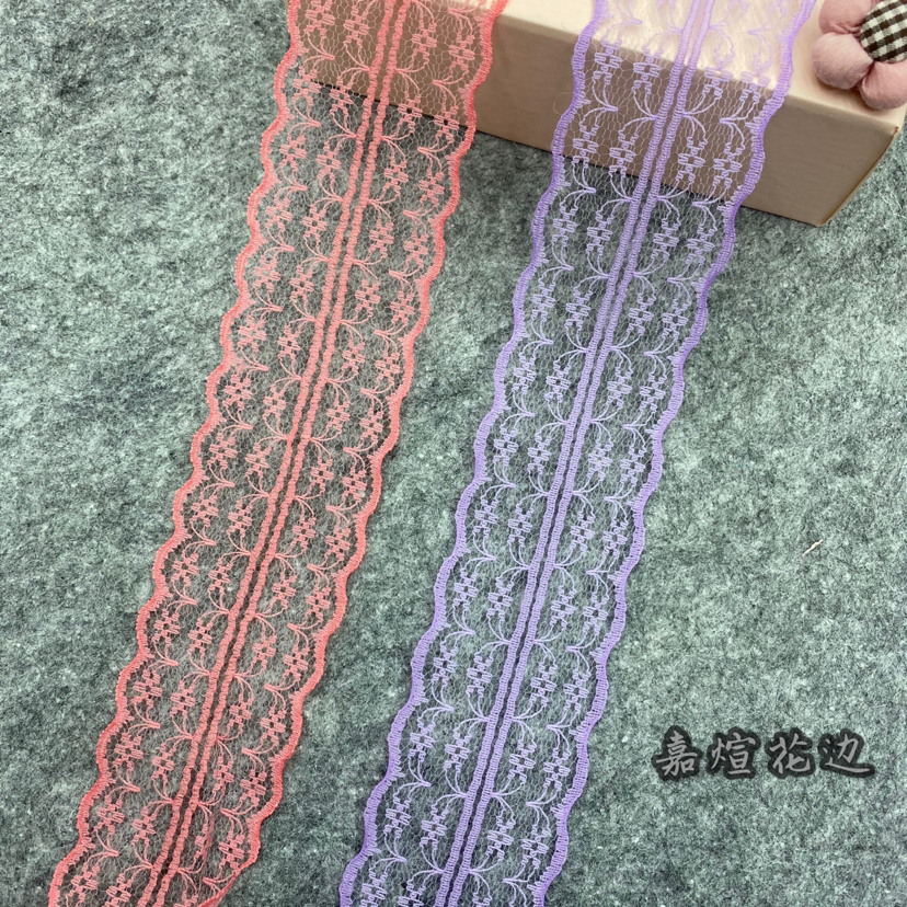 Lace trim, clothing, home textiles, accessories, headwear, floral art, ornaments, gift packaging Application Scenario