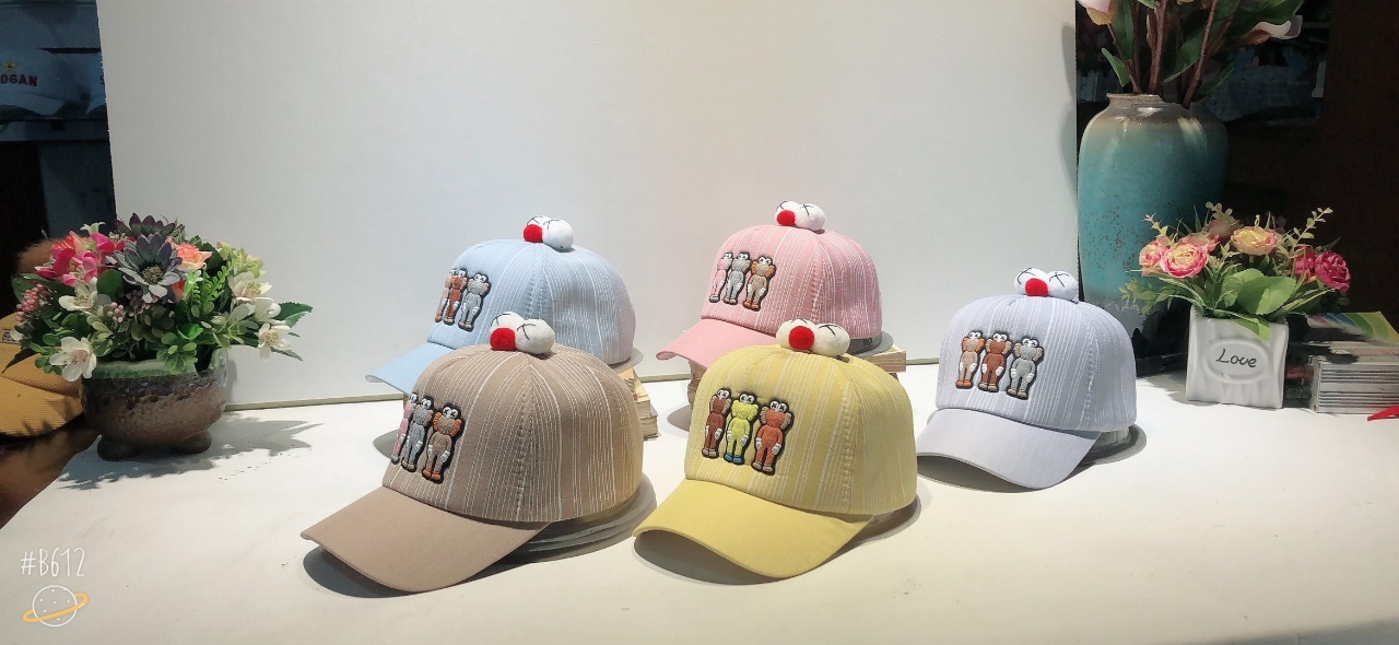 帽子，儿童棒球帽，卡通儿童棒球帽