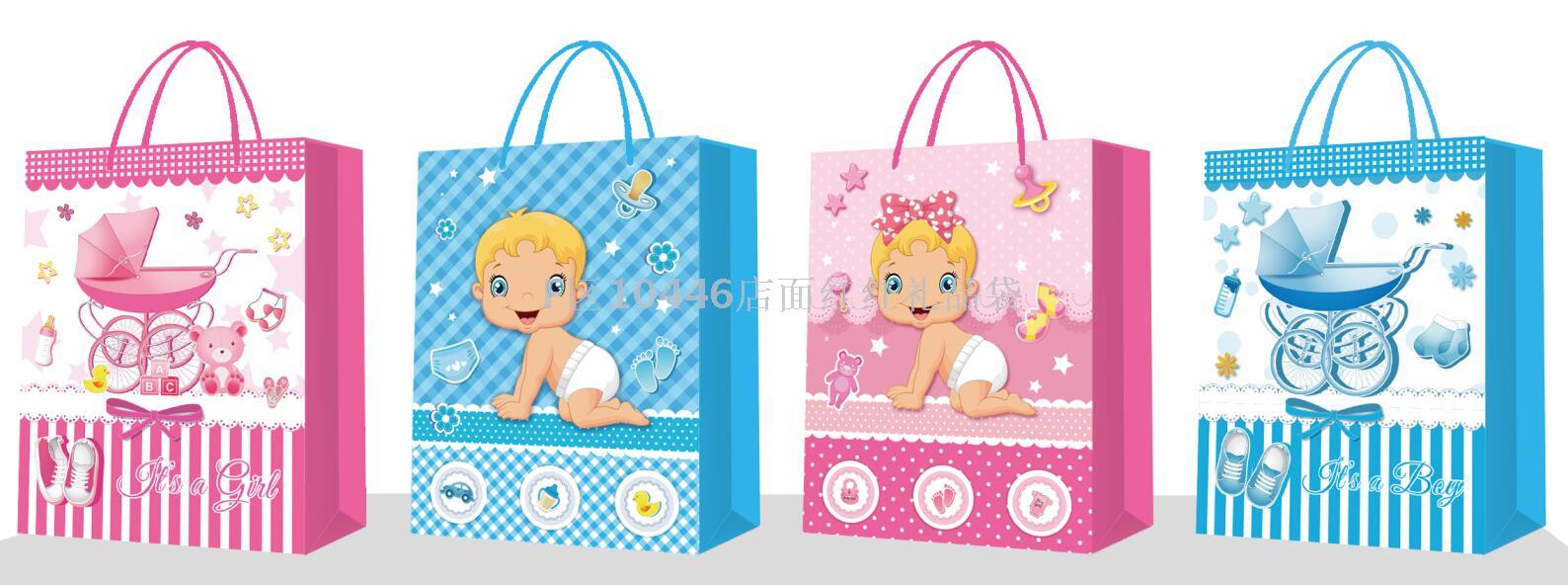 礼品袋精美婴儿包装纸袋礼品袋 购物袋纸袋欢迎来电咨询13777905135