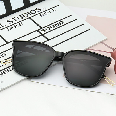 Korean star sunglasses six bears: The legend of the blue sea, men's and women's street style sunglasses, black to make the face slimmer, Instagram