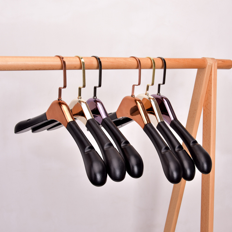 皮革PU衣架服装店高档防滑衣服架男女装衣挂西服婚纱皮草大衣衣架