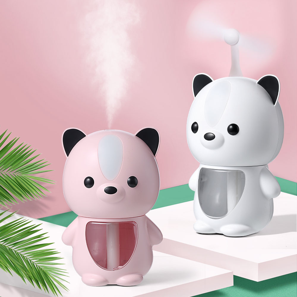 大头熊加湿器 干燥补水加湿器车载家用送朋友礼物可爱卡通动物