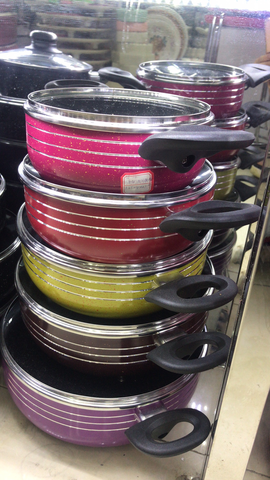 Five-color soup pot marble