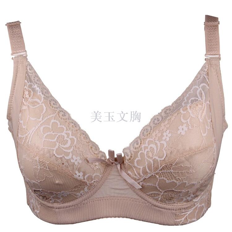 Large Size Bra Manufacturers Wholesale Korean Version Of The Trend Oversized Cup Bra Fashion Elegant Lace Wholesale details Picture