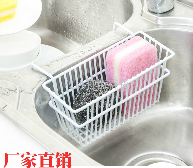 Kitchen tie Yi sink sink sink wash dishes brush dishcloth storage rack hook sink storage rack