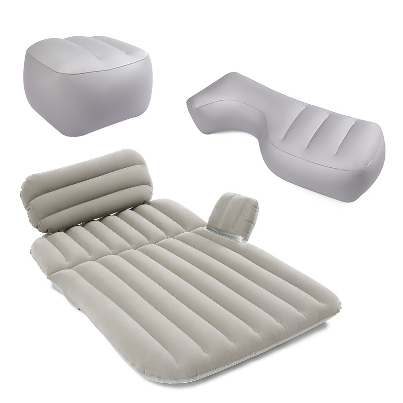 Car inflatable mattress, car flocking head guard, lathe, car 3:7 part inflatable bed, car mattress Item Picture